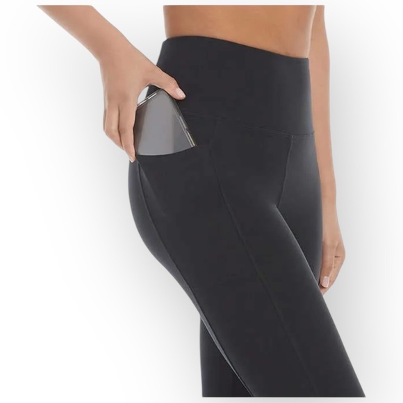 NWT Danskin Brushed High Rise 7/8 Leggings – Black (Black Salt) – Size Large - Picture 1 of 3